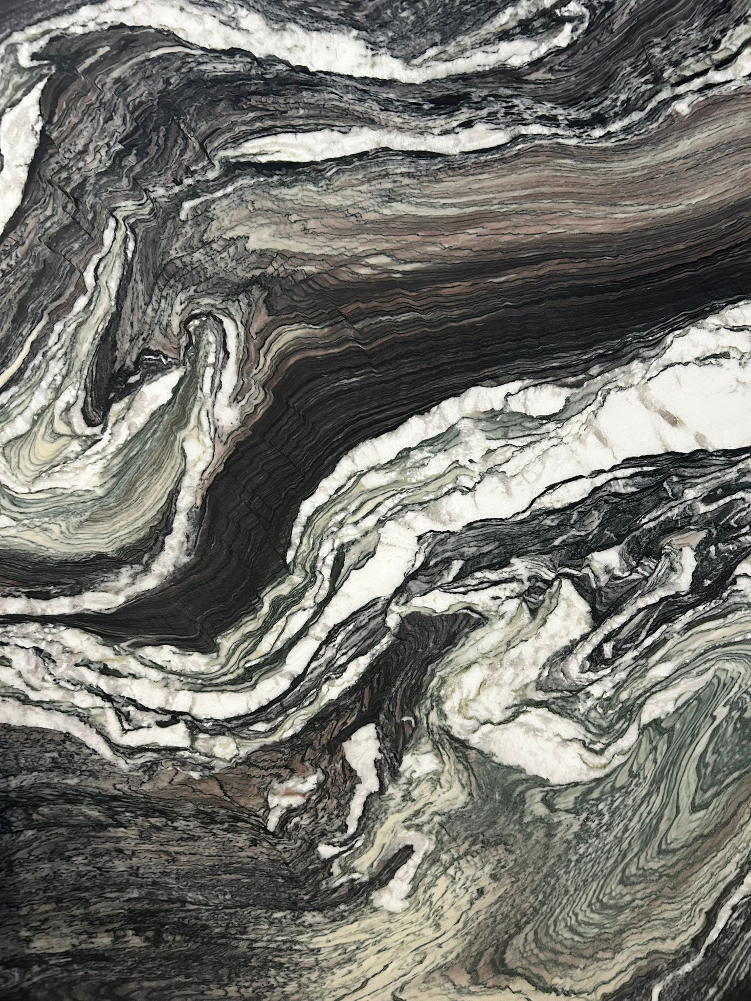 Venature di un marmo raro, in primo piano